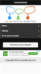 Mobile Screenshot of livechatscript.com
